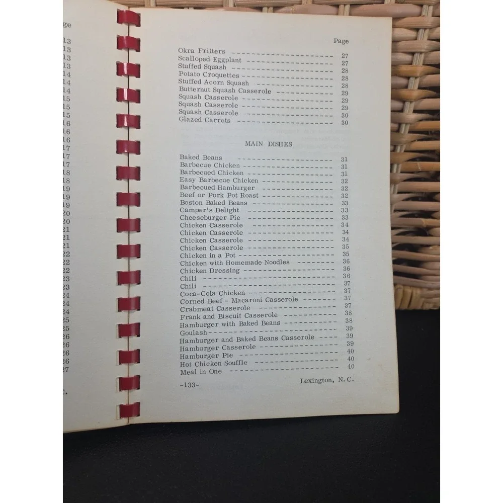 Beulah United Church Of Christ‎ Cookbook Lexington, North Carolina 1978